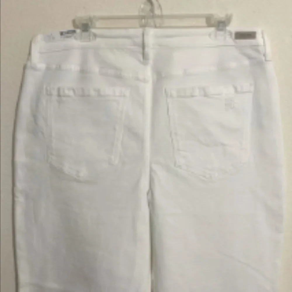 LIVERPOOL The Crop Straight Distressed Denim Jean Pants Women's Size 16/33